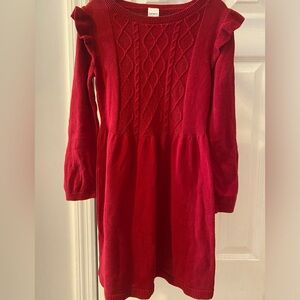 Perfect for Holiday Season! Toddler Cable Knit Sweater Dress. Includes a GIFT